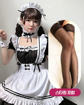 촬영용 여자 메이드복 드레스 하녀복 원피스 코스프레
